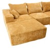 NicBex Couches for Living Room 108.27" L-shaped Sectional Sofa Chenille Upholstered 3-seater Sofa Couch with Throw Pillows - 4 of 4