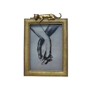 Slickblue Gold Leopard Photo Frame, Resin, Small, Medium or Large for Tabletop Display - 1 of 3