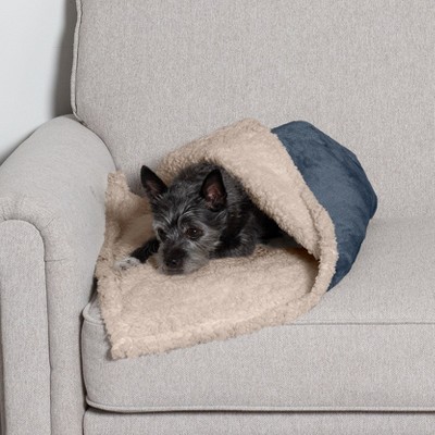 Small Cozy Denim Waterproof Pet Blanket with Soft Edges
