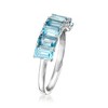Ross-Simons 2.60 ct. t.w. Swiss and London Blue Topaz Ring in Sterling Silver - 3 of 4