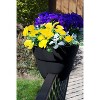 Bloomers Railing Polyethylene Outdoor Planter 23.75"x9.5" - 3 of 4