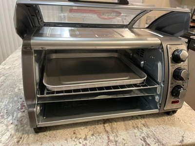 Hamilton Beach Easy Reach® 4 Slice Toaster Oven with Roll-Top Door