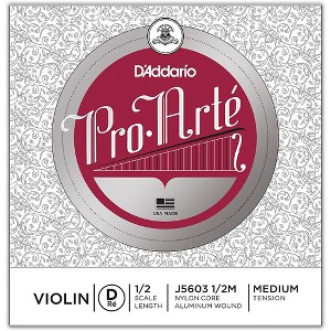 D'Addario Pro-Arte Series Violin D String 1/2 Size - 1 of 2