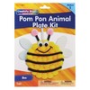 Creativity Street® Pom Pon Animal Plate Kit, Bee, 9" x 8.5" x 1", 6 Kits - 2 of 4