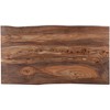 Coast to Coast Brownstone II 54" Natural Wood and Black Cocktail Table - 4 of 4