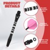 Unique Bargains Medium 2BA Thread Aluminum Dart Shafts with Rubber Rings for Steel Tip 8 Pcs - 3 of 4
