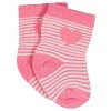 Onesies Brand Girls' Jersey Crew Wiggle Proof® Socks - 12-Pack - 4 of 4