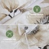 Floral Duver Cover– 100% Cotton Bedding Set with Botanical Print, Soft Lightweight All Season - 2 of 4