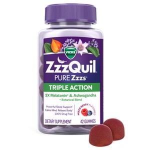 pure＊GUMMY　ゼオスキンヘルス3点セット Pure Zzzs Triple Action Melatonin Gummies - 42ct: Dietary