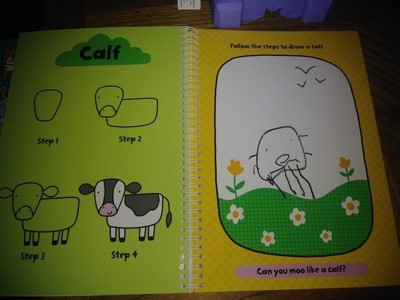 My First Learn-to-draw: Farm Animals - (my First Wipe Clean How-to-draw) By  Anna Madin (spiral Bound) : Target