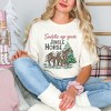 Simply Sage Market Women's Saddle Your Jingle Horse Short Sleeve Garment Dyed Tee - 2 of 4