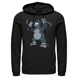 Men's The Simpsons Gorilla Homer Pull Over Hoodie - 1 of 4