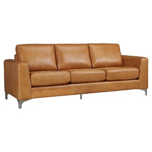 Anson Leather Sofa - Camel - Inspire Q