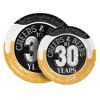Sparkle and Bash 168-Piece Cheers and Beers to 30 Years Party Decorations, 30th Birthday Plates, Napkins, Cups, Cutlery Set, Serves 24 - 3 of 4