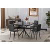 Airsurfer Square Dining Table, Mid Century Modern Square Dining Table for 4-6 Person, Coffee Table for Kitchen Dining Room, Office, Save Space - 3 of 4