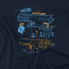 Nerf Deconstructed Nerf Gun Adult T-Shirt - 2 of 4