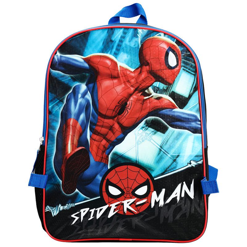 Marvel Spiderman superhero Kids Backpack and Lunch box Set for boys, 2 of 7