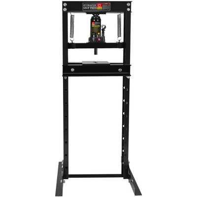 Steel H-Frame Hydraulic Garage/Shop Floor Press with Stamping Plates