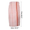 Unique Bargains Adjustable Button Elastic Band Bathroom Soft Absorbent Towel Bath Wrap 55.12"x30.31" 1 Pc - 4 of 4