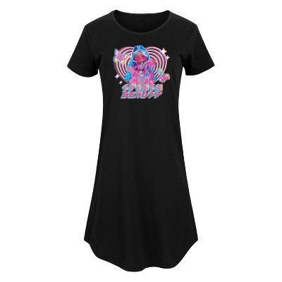 Women's - LOL Surprise! - Splash Beauty w/ Butterflies & Hearts Graphic T-shirt Dress