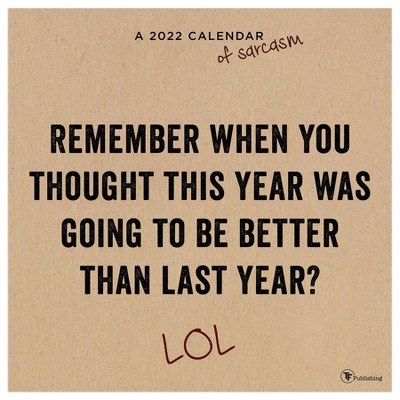 2022 Wall Calendar Anti-Affirmations - The Time Factory