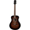 Luna Art Vintage Folk Solid Top Left-Handed Acoustic Guitar Distressed Vintage Brownburst - 3 of 4