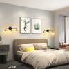 POWLIG Modern Vanity Light Fixture - Bathroom Mirror Lighting with Clear  Glass Globe Shades - 3 of 4
