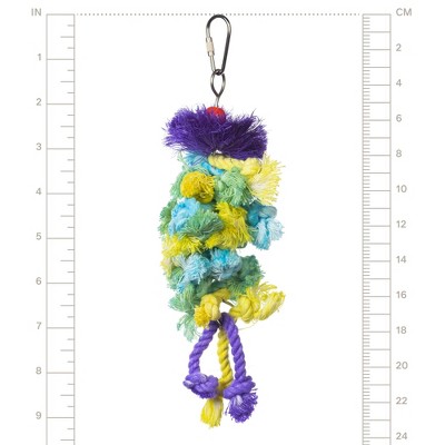 Prevue Pet Products Playfuls Preen & Pacify Braided Bunch Bird Toy 62669.
