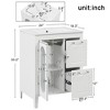 TOBILI 24" Bathroom Vanity with Sink,Bathroom Vanity Cabinet with Two Drawers and Door,Adjustable Shelf, Solid Wood and MDF - 4 of 4