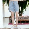 Anna-Kaci Women's High Waisted Bermuda Denim Shorts - 2 of 4