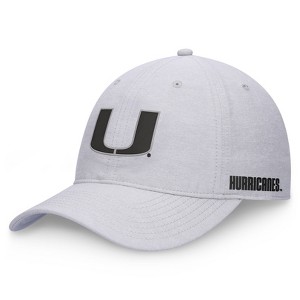 NCAA Miami Hurricanes Unstructured Chambray Cotton Hat - 1 of 4