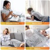 Heating Pad for Neck and Shoulders and Back,Vibrating Heating Pad for Back,Heating Pad with Massager, 24"×33",2 Heat Levels+4 Massage Modes - 3 of 4