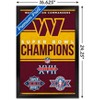 Trends International NFL Washington Commanders - Champions 23 Framed Wall Poster Prints - 3 of 4