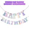 ArtCreativity Iridescent Happy Birthday Banner Sign - 4 of 4