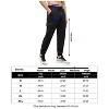 Coolmee Mens Cargo Pants Casual Drawstring Athletic Jogger Sports Outdoor Trousers with Pockets Black 2XL - 4 of 4