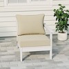 WestinTrends  Avalon Outdoor Patio HDPE Right Arm Facing Sectional Corner Club Chair with Patio Cushions - 2 of 4