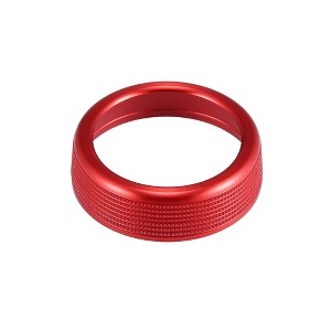 Unique Bargains Multimedia Knob Cover Ring Aluminum Alloy Knob Cover Ring for BMW 1 2 3 4 5 6 7 Series X3 X4 X5 X6 - 1 of 3