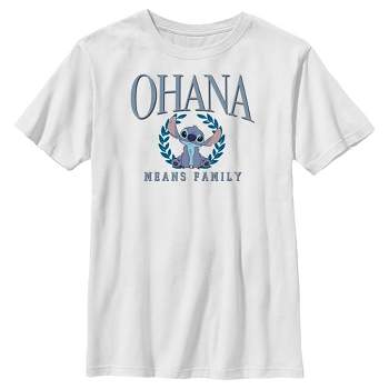 Boy's Lilo & Stitch Ohana Means Family University T-Shirt