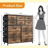 Tall 12-Drawer Fabric Dresser with Side Pockets - Storage Organizer, Closet Chest of Drawers for Bedroom - 3 of 4