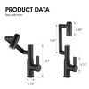 PAGED Bathroom Sink Faucet with Hot & Cold and 360° Rotary,Bathroom Faucetst with Spray Function and Temperature Display for Home Sinks - 3 of 4