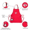 Evergreen NFL Kansas City Chiefs Ultimate Grilling Apron Durable Cotton with Beverage Opener and Multi Tool For Football Fans Fathers Day and More - 3 of 4