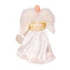 Kurt Adler 14" Battery-Operated Ivory and Gold LED Angel Treetop - 4 of 4