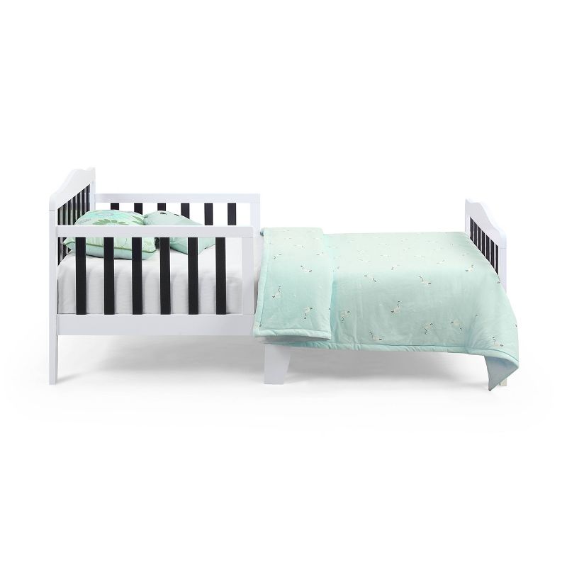 Olive &#38; Opie Twain Toddler Bed - White/Black, 3 of 7