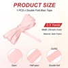 Unique Bargains Satin Hemming Binding DIY Craft Double-Fold Bias Tape - 2 of 4