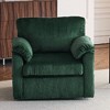 CAVINAS 33 Inch Oversized Swivel Corduroy Lounge Chair, Single Sofa Chair with Plush Cushion, for Small Spaces - 3 of 4