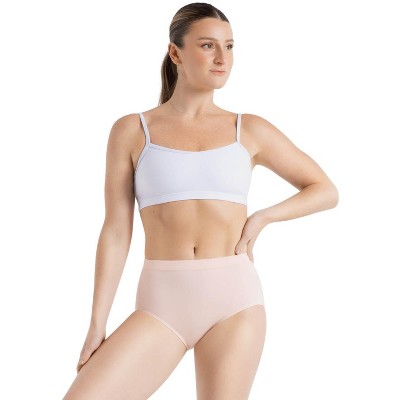 Capezio White Women's Team Basics Camisole Bra Top, Medium : Target