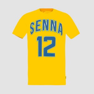 Ayrton Senna F1 Collegiate T-Shirt - 1 of 4