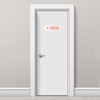Unique Bargains Self-Adhesive Decor Business Please Use Other Door Left Arrow Sign - 4 of 4