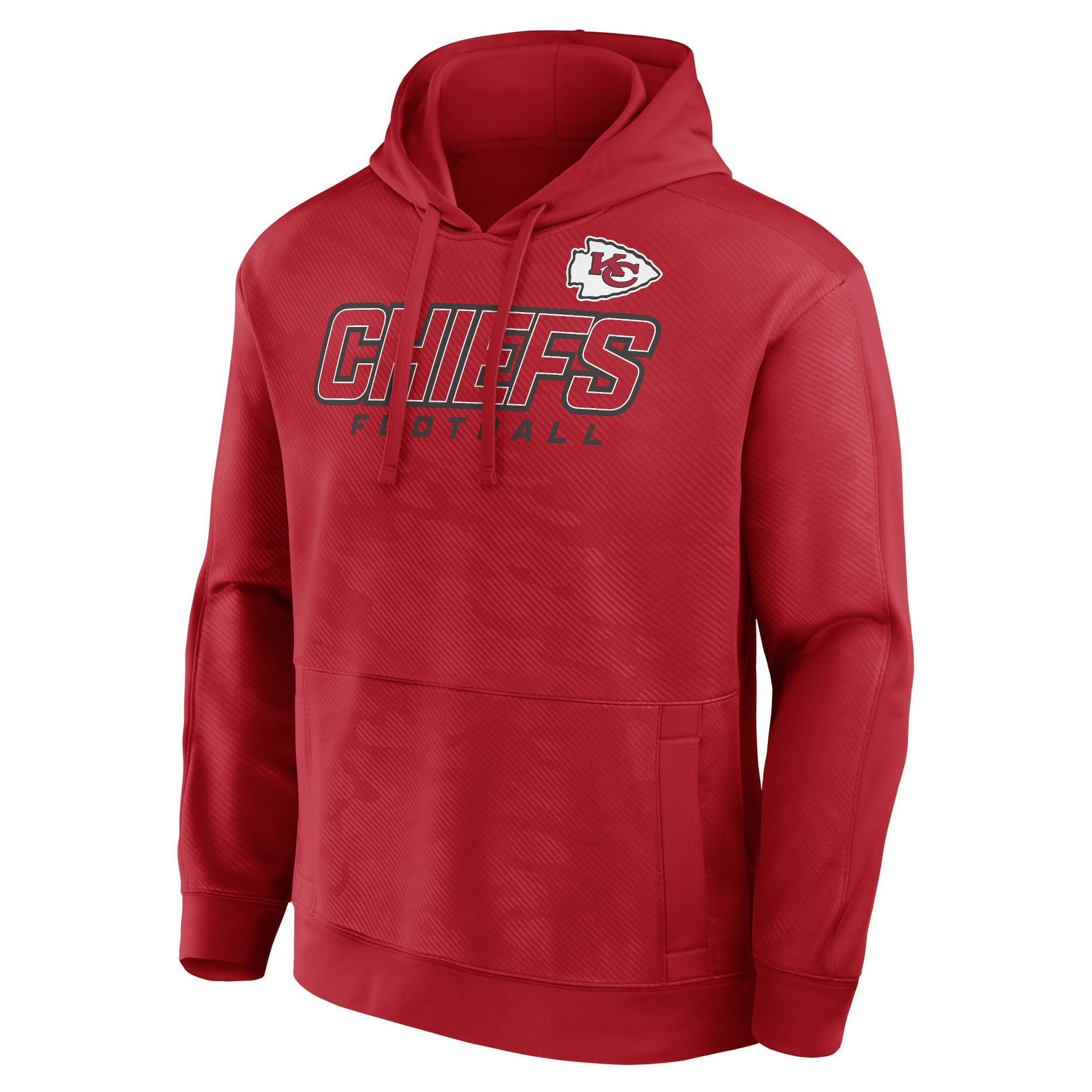 NFL Kansas City Chiefs Men's Long Sleeve Performance Hooded Sweatshirt