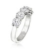 Ross-Simons 2.50 ct. t.w. Diamond 5-Stone Ring in 14kt White Gold - 3 of 4